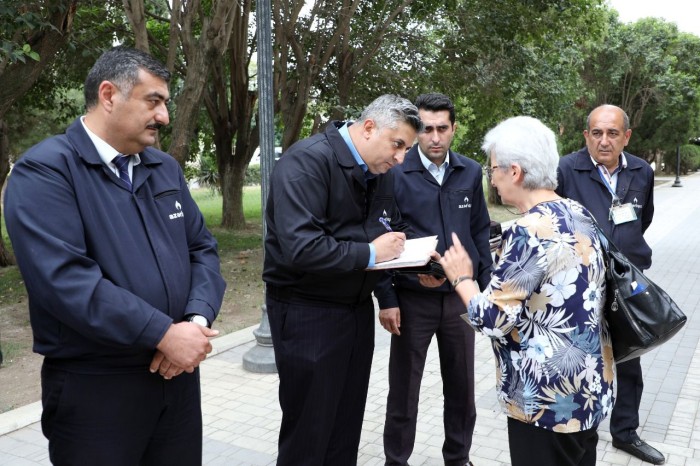 Gəncədə qaz təsərrüfatı ilə bağlı 14 müraciət dinlənildi - FOTO